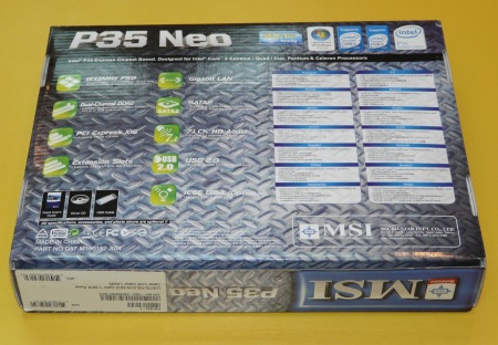 MSI P35 Neo3 - راه حل کم هزینه بر اساس پردازنده های پشتیبانی شده از Intel P35 Msi p35 neo ms 7360
