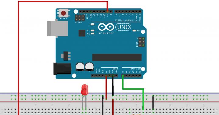 Come utilizzare fotoresistenze, fotodiodi e fototransistor Collegamento di un modulo sensore fotografico ad arduino tramite digitale